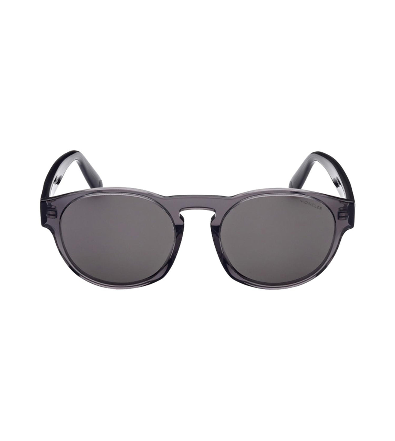 Moncler Men's Smoke Round Sunglasses