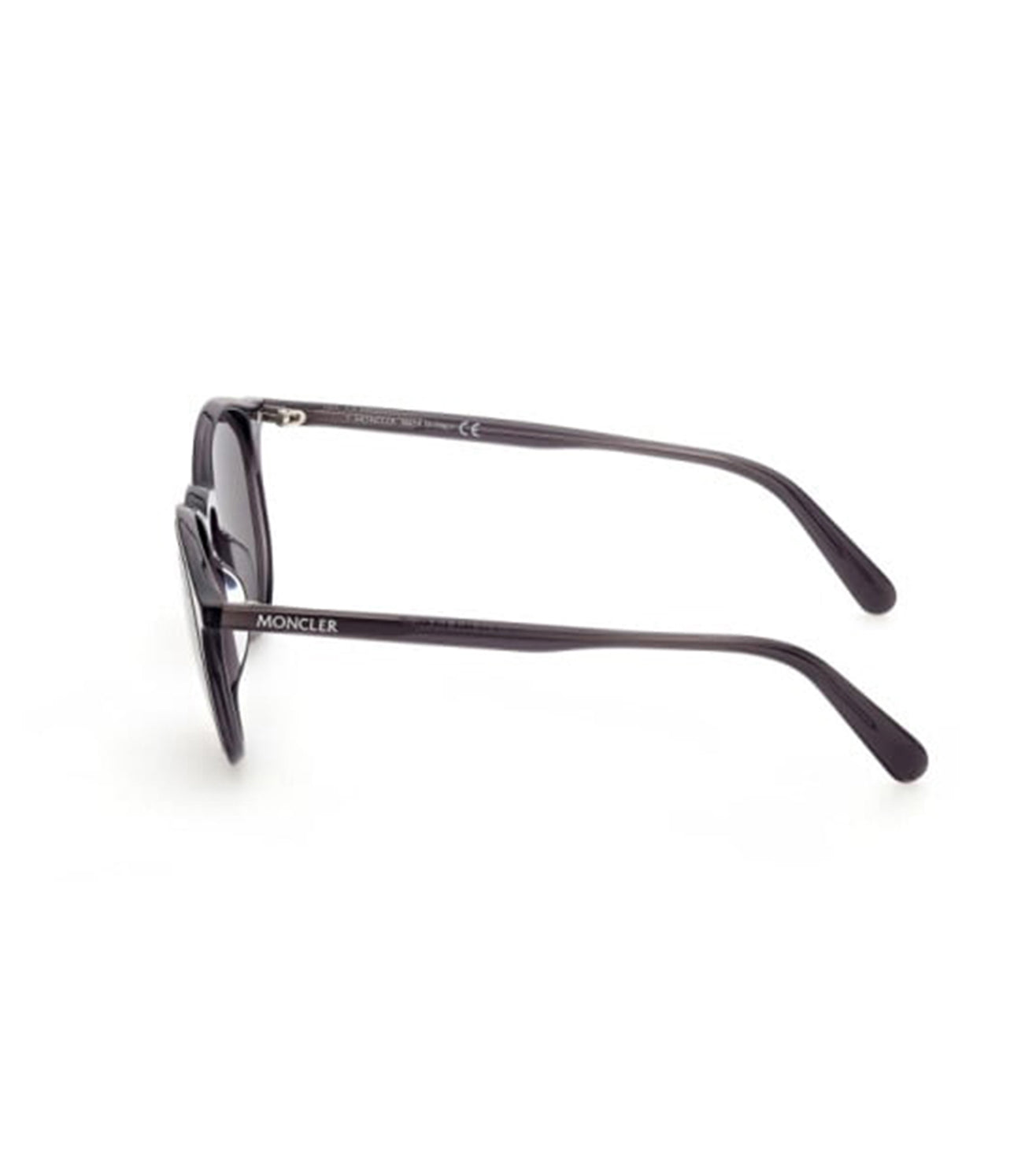 Moncler Men's Smoke Round Sunglasses