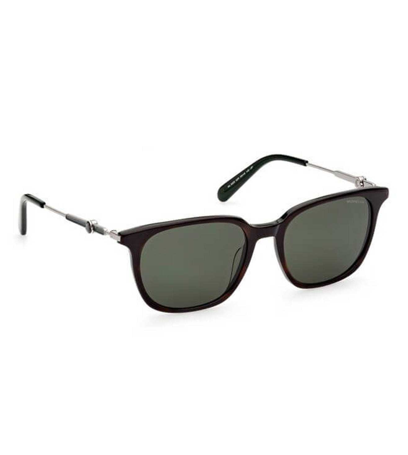 Moncler Men's Green Polarized Square Sunglasses