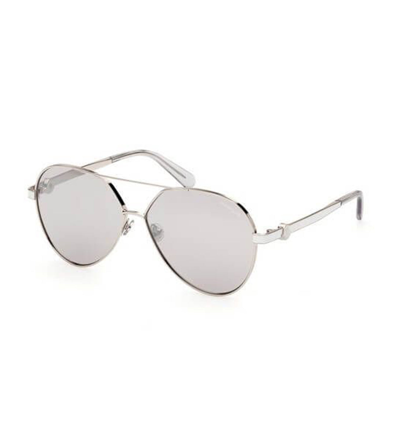 Moncler Unisex Grey Aviator Sunglasses