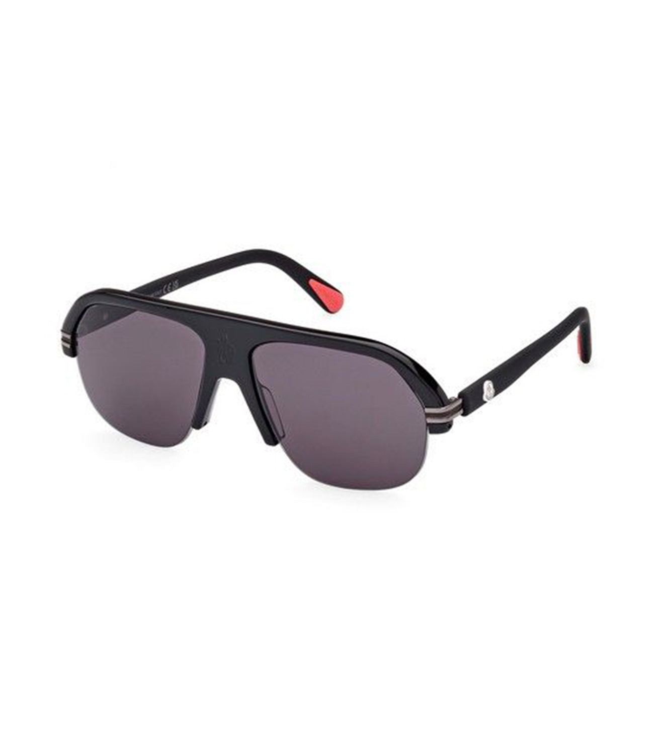 Moncler Unisex Grey Aviator Sunglasses