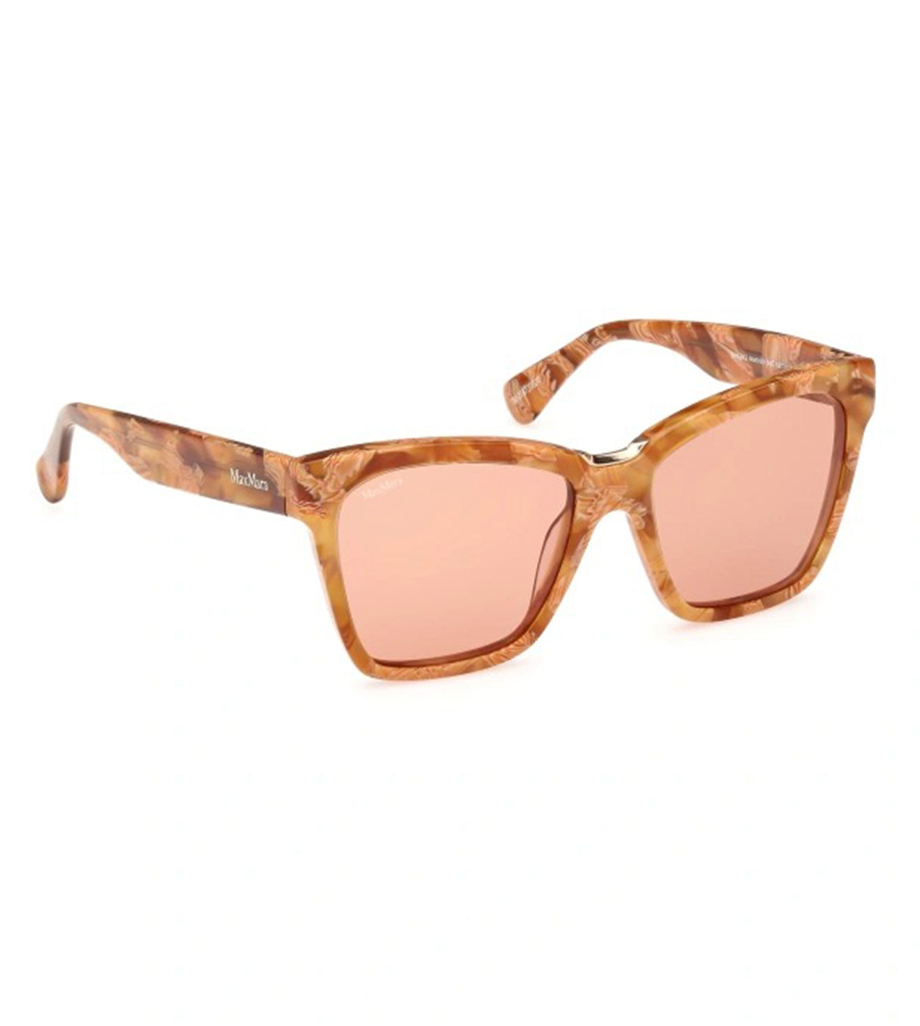 Maxmara Women's Brown Rectangle Sunglasses