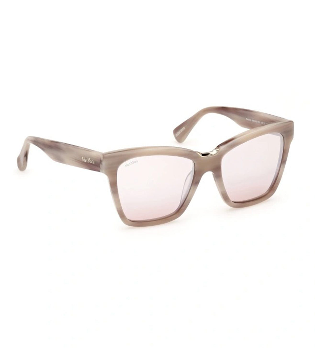 Maxmara Women's Brown Cat-Eye Sunglasses