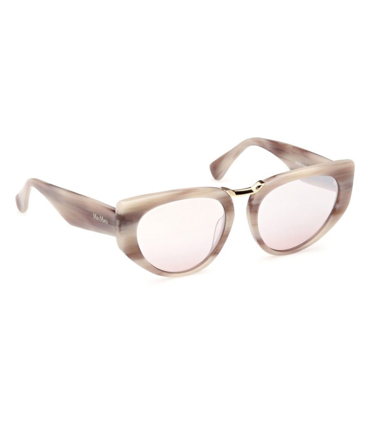 Maxmara Women's Shaded Brown Cat-Eye Sunglasses