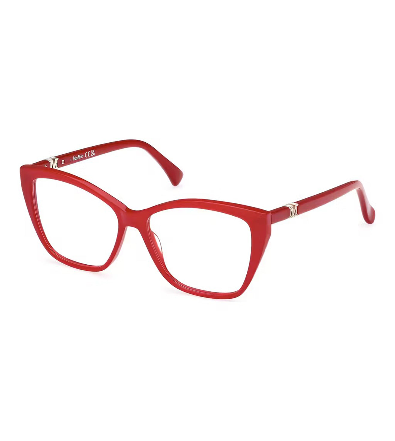 Maxmara Women's Red Cat-Eye Optical Frame