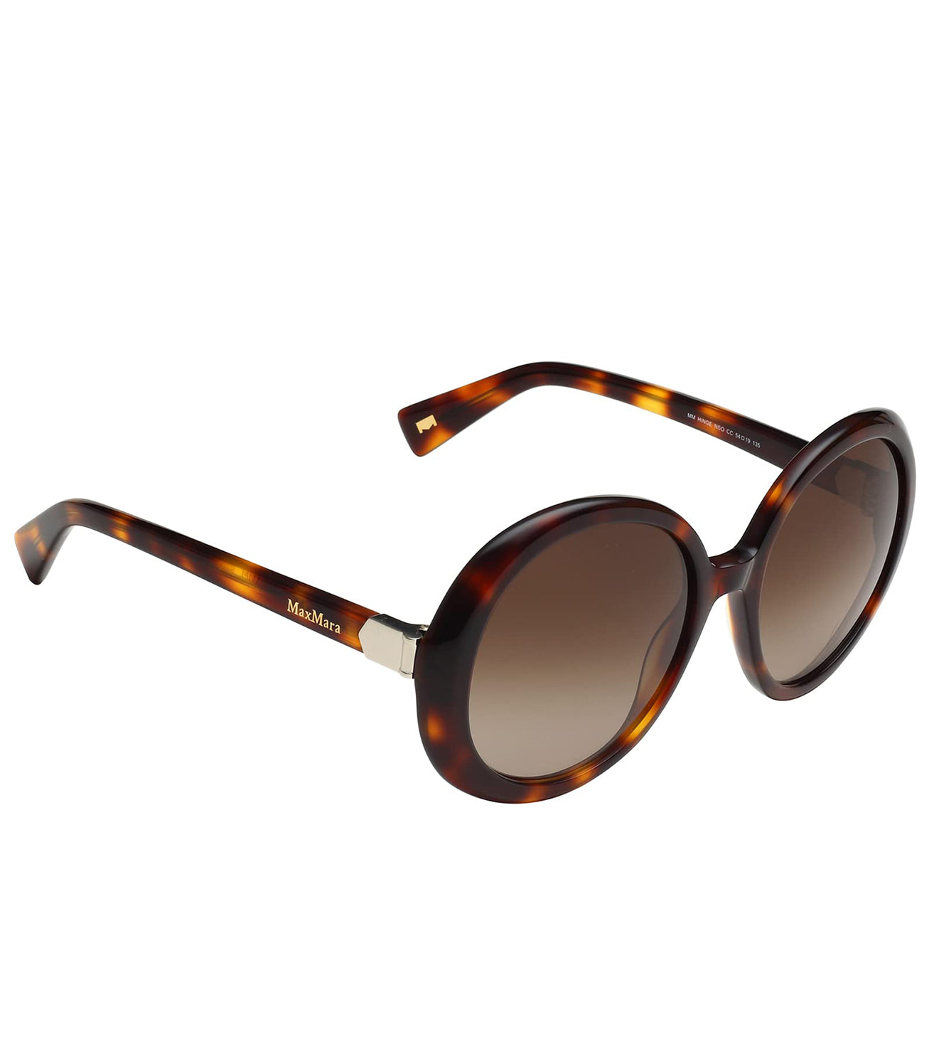 MaxMara Women Brown Round Sunglasses