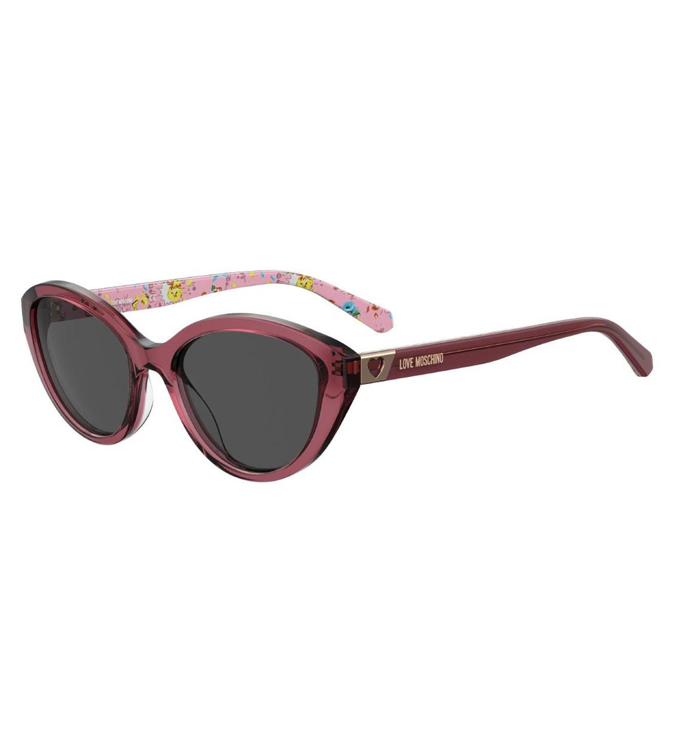 Love Moschino Women's Grey Cat-Eye Sunglasses