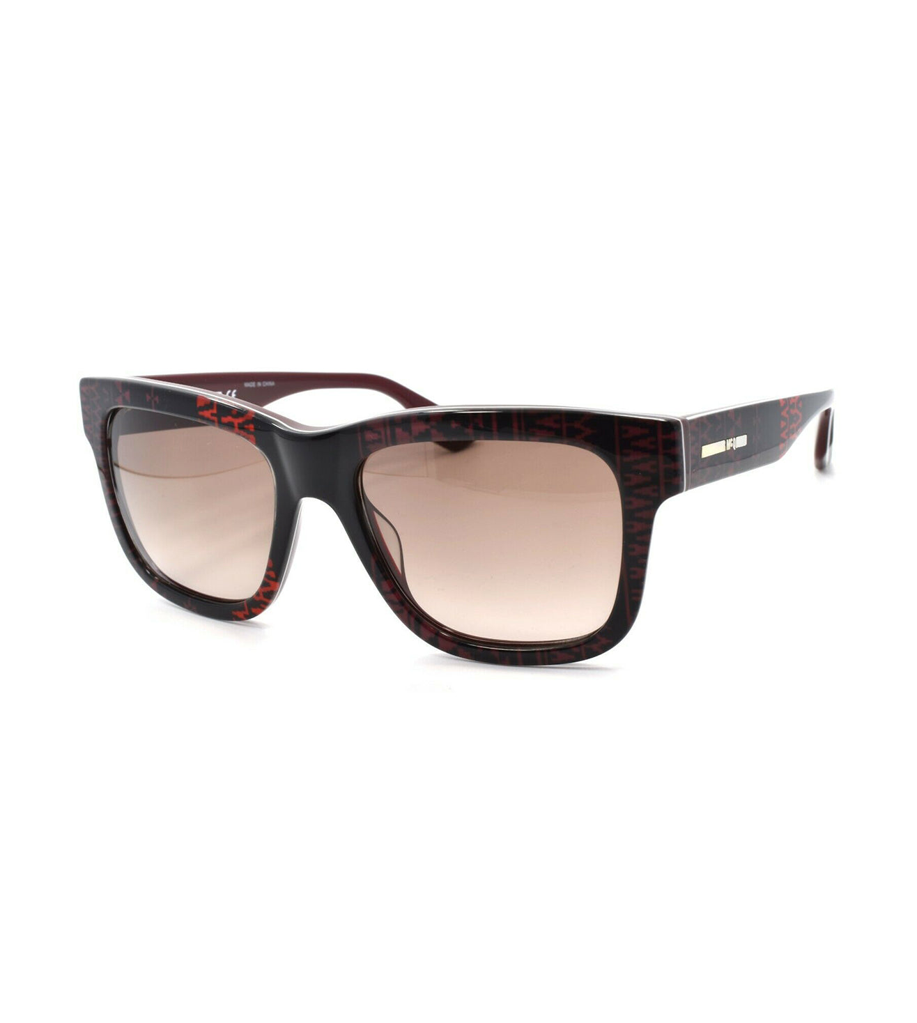 Alexander McQueen Unisex Brown Wayfarer Sunglasses