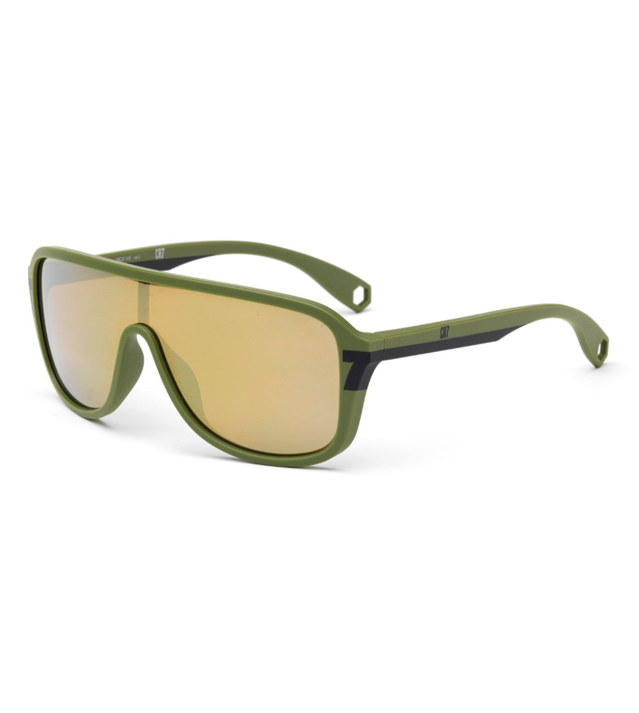 CR7 Men's Gold Aviator Sunglasses