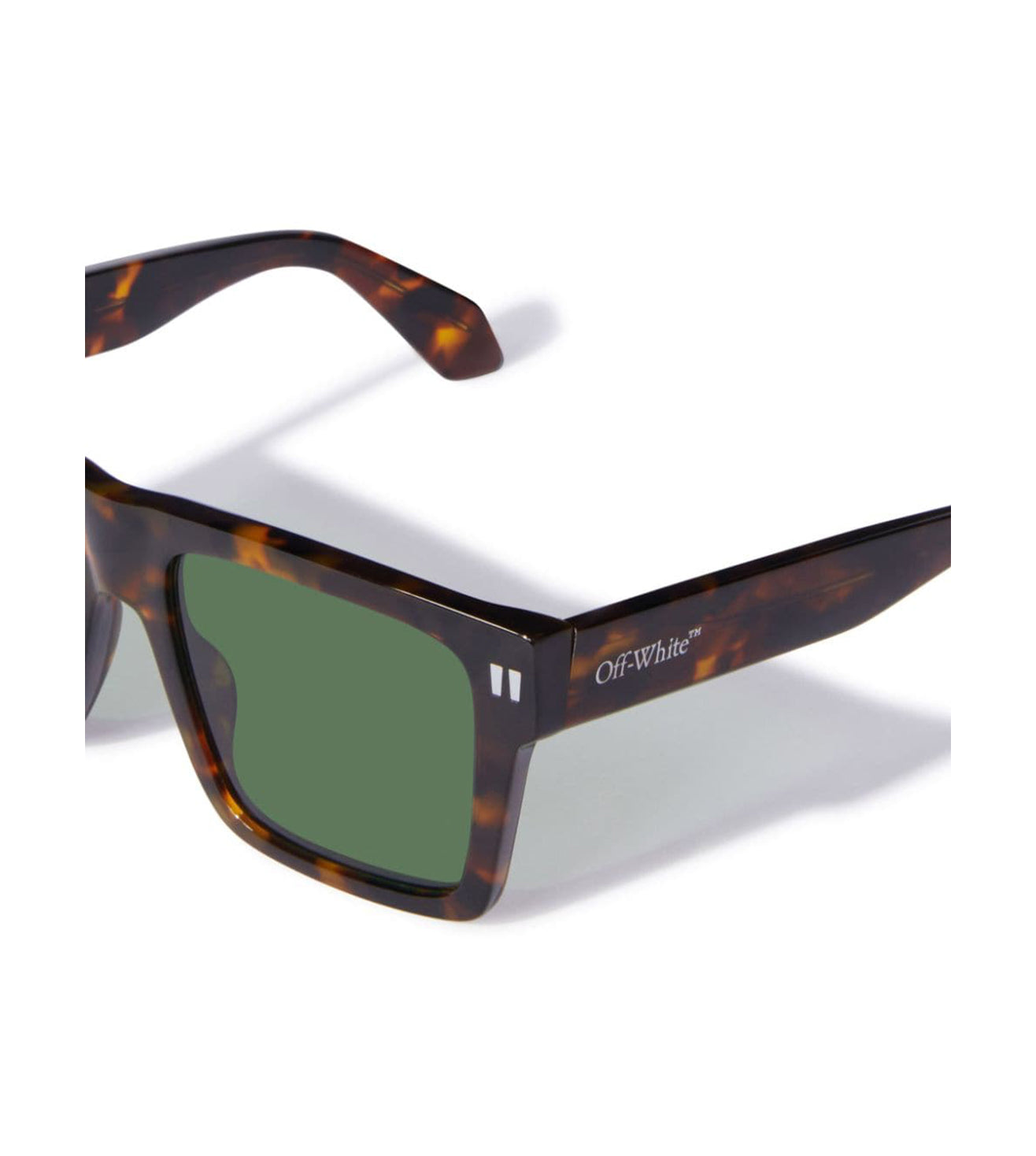 OFF White Lawton Men's Green Square Sunglasses