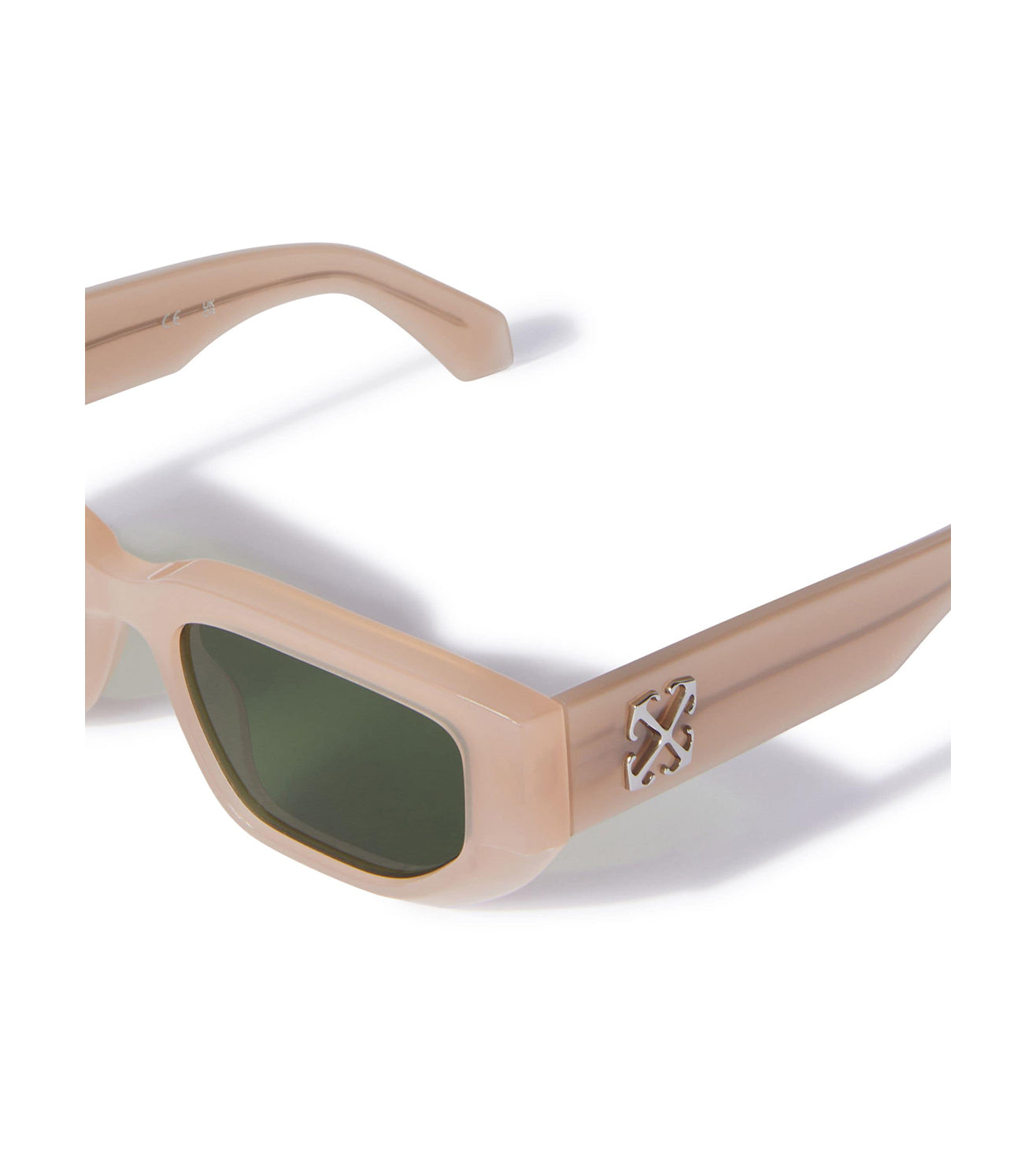 OFF White Greeley Men's Green Rectangular Sunglasses