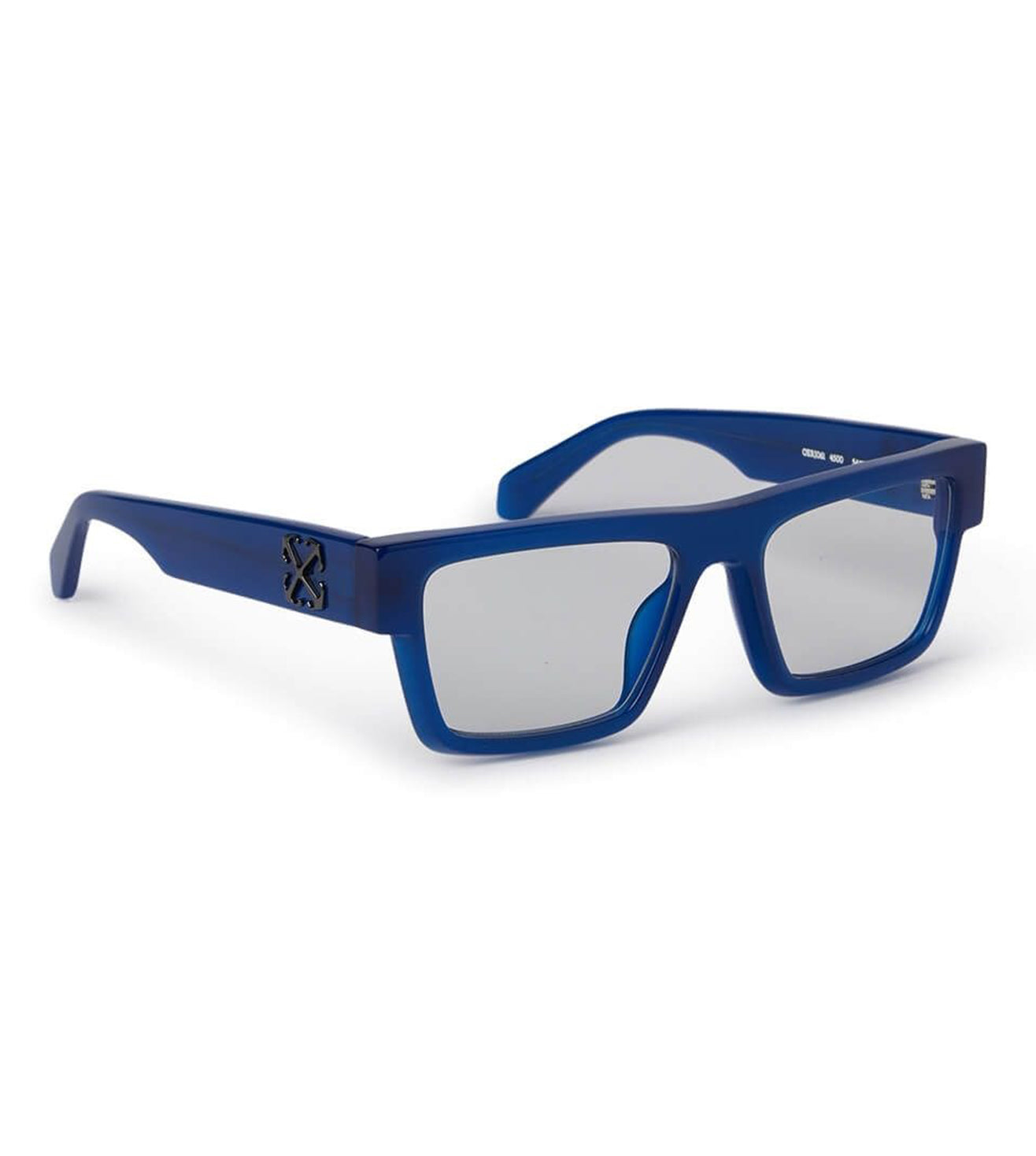 OFF White Men Blue Square Optical Frame