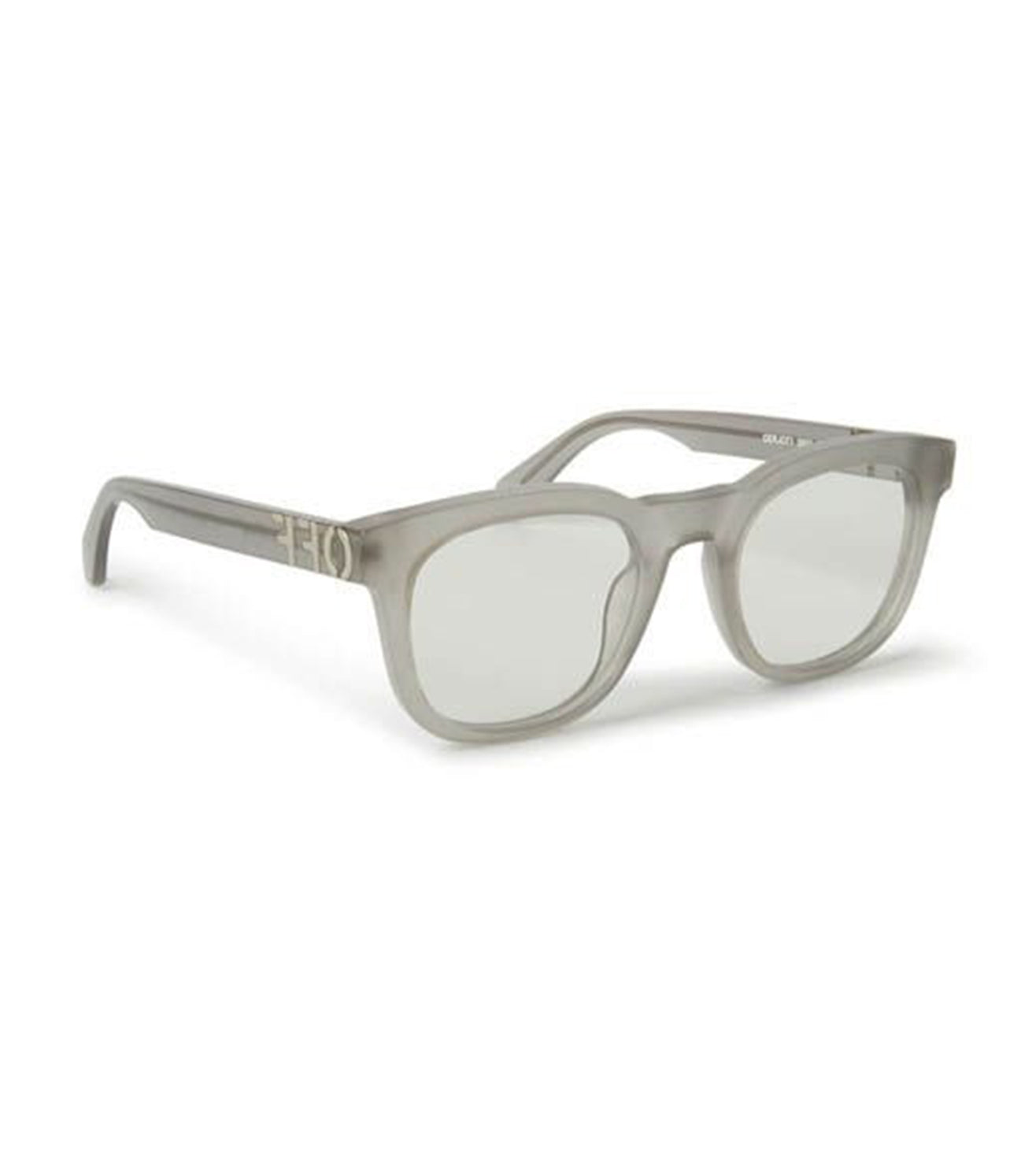 OFF White Unisex Grey Square Sunglasses