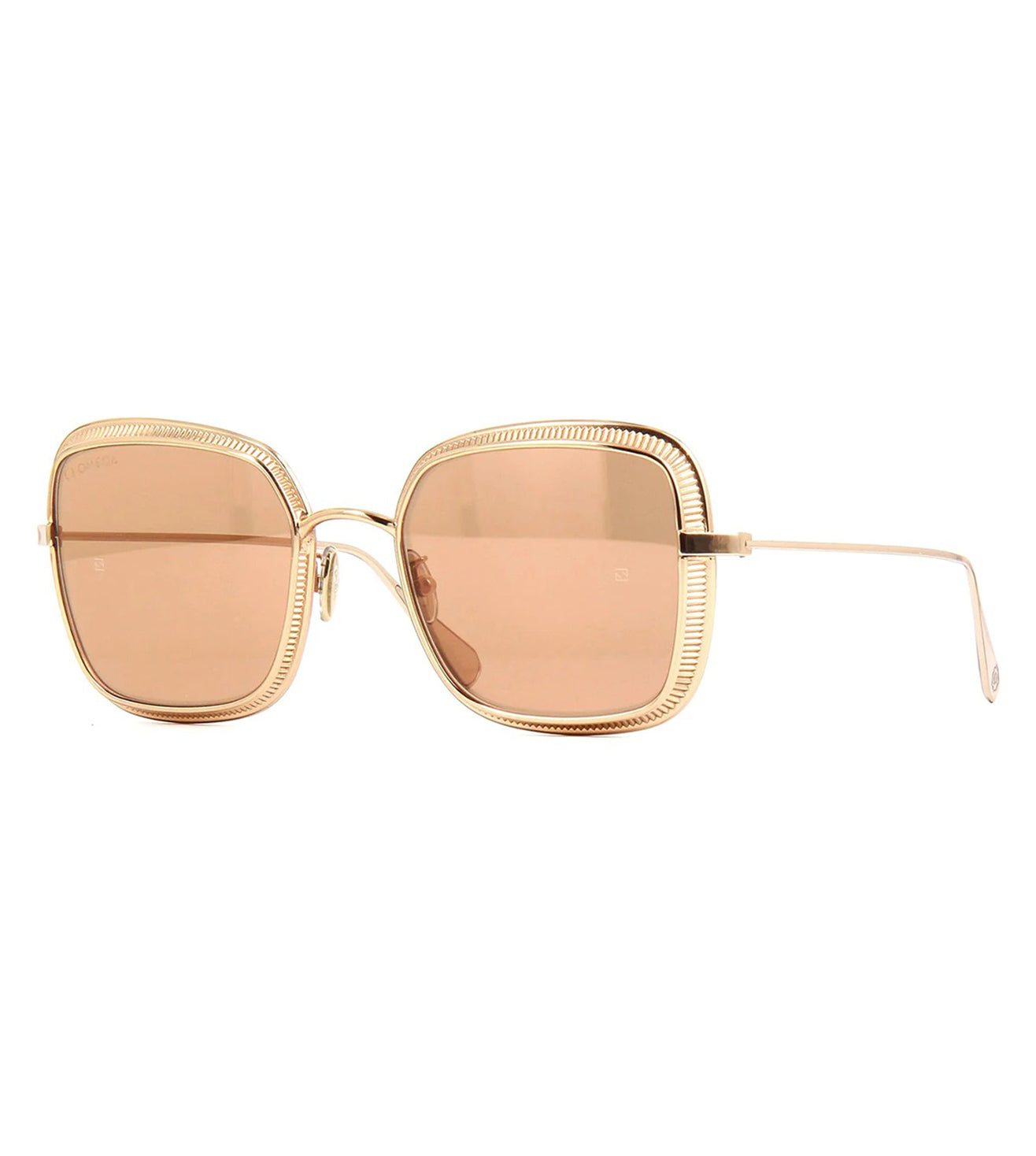 Omega Women's Silver Square Sunglasses