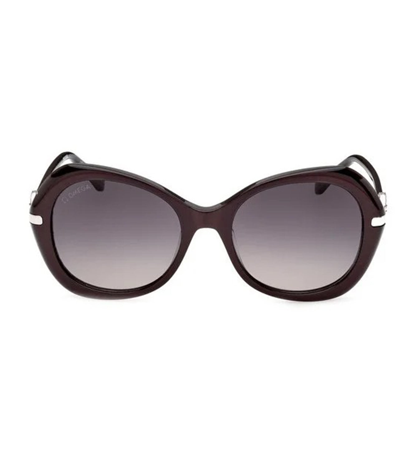 Omega Women's Gradient Smoke Butterfly Sunglasses