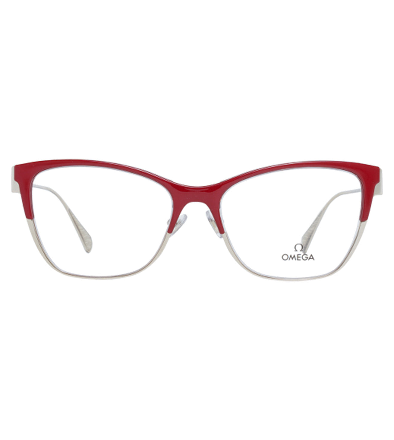 Omega Women's Red Square Optical Frame