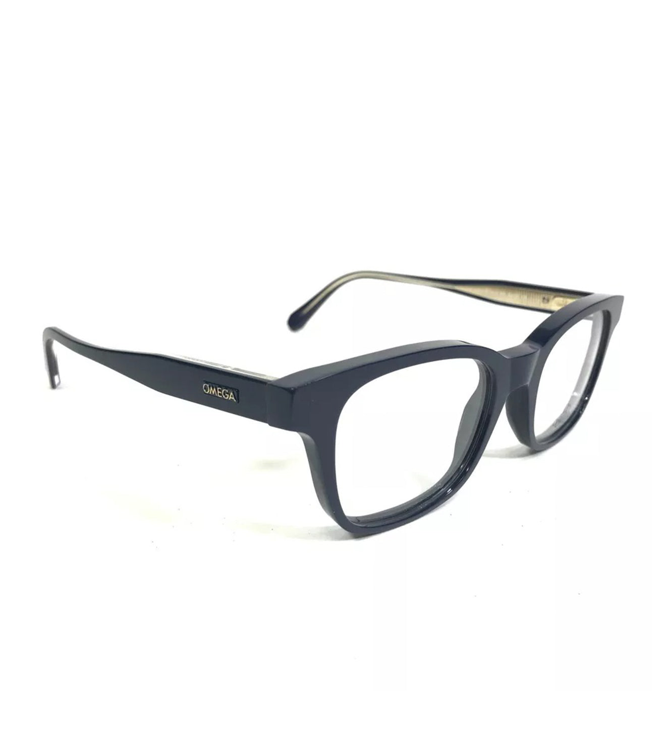 Omega Men's Blue Square Optical Frame