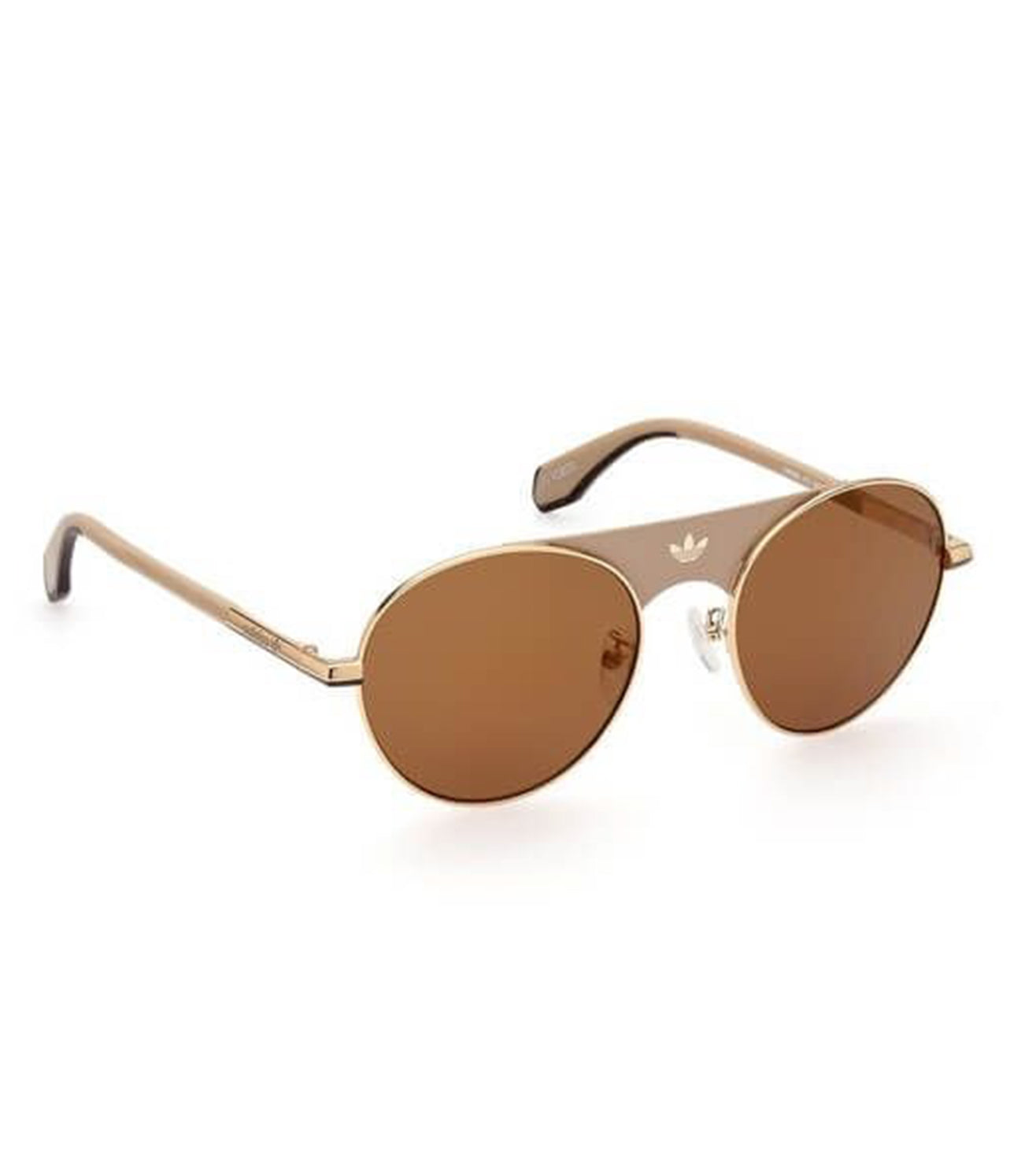 Adidas Originals Unisex Brown Aviator Sunglasses