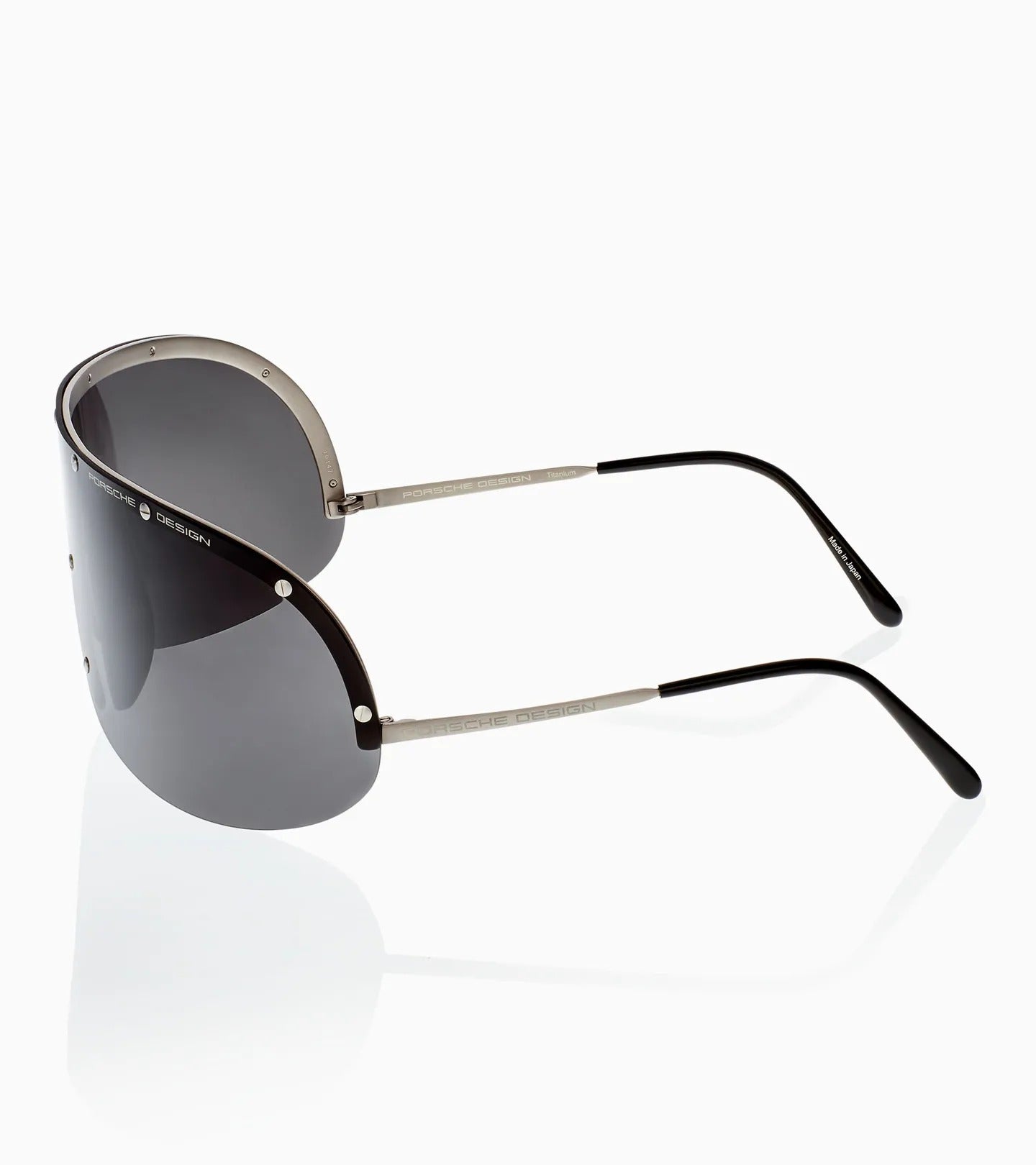 Porsche Design Men's Grey/Blue Oversized Sunglasses