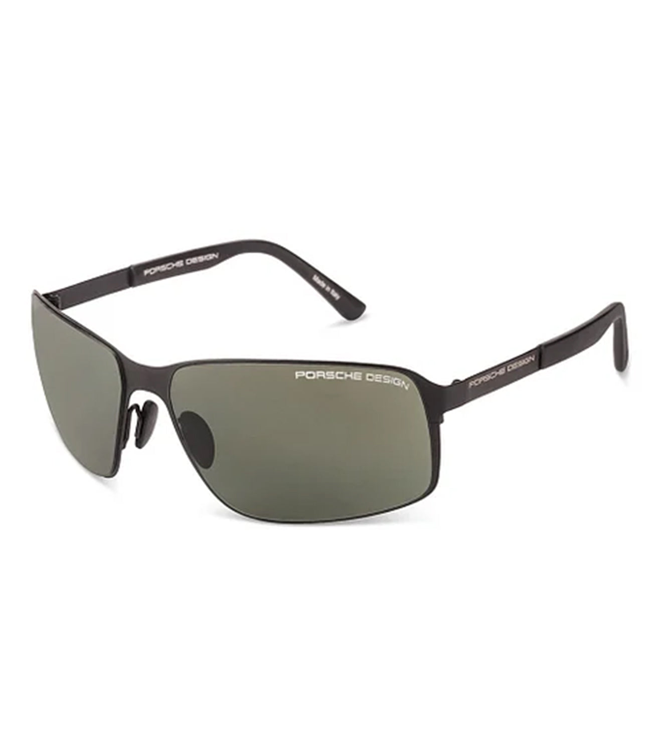 Porsche Design Men's Green Rectangular Sunglasses