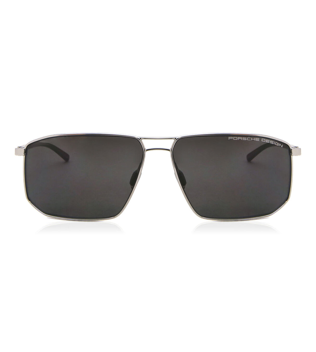 Porsche Design Men's Grey Polarized Square Sunglasses