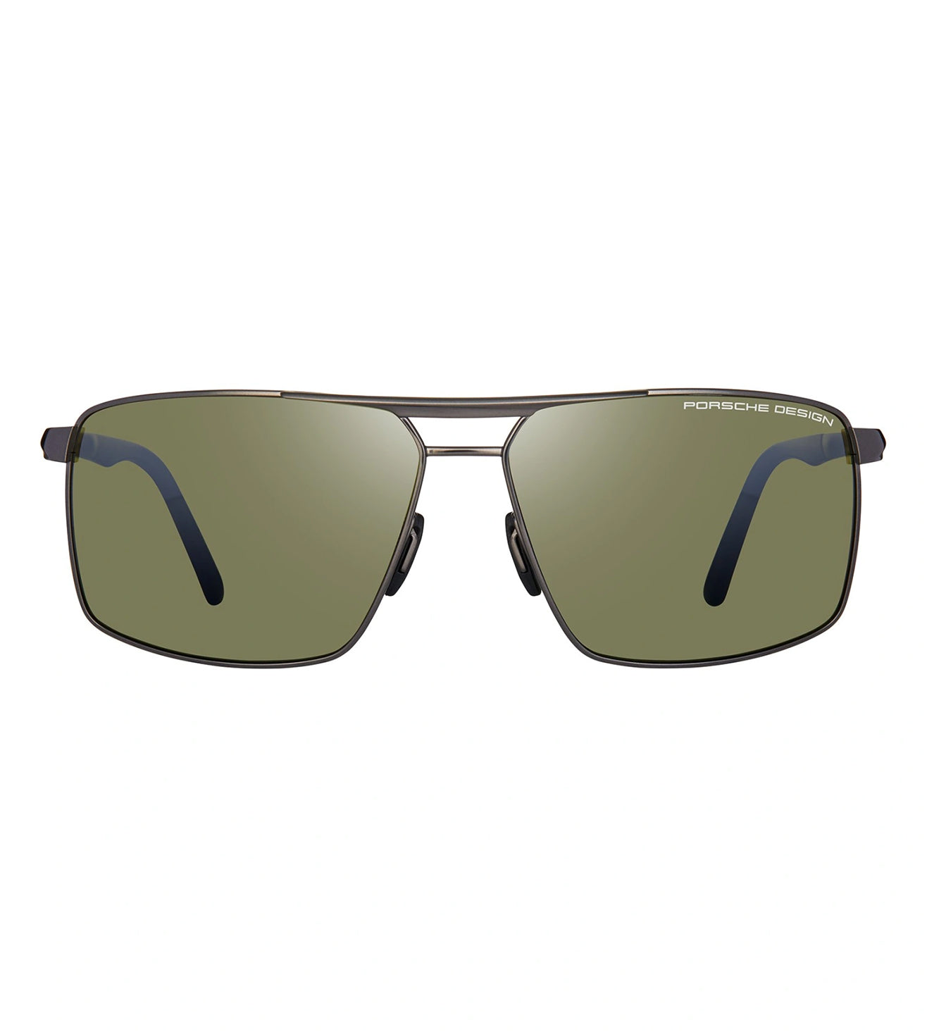 Porsche Design Men's Green Polarized Square Sunglasses