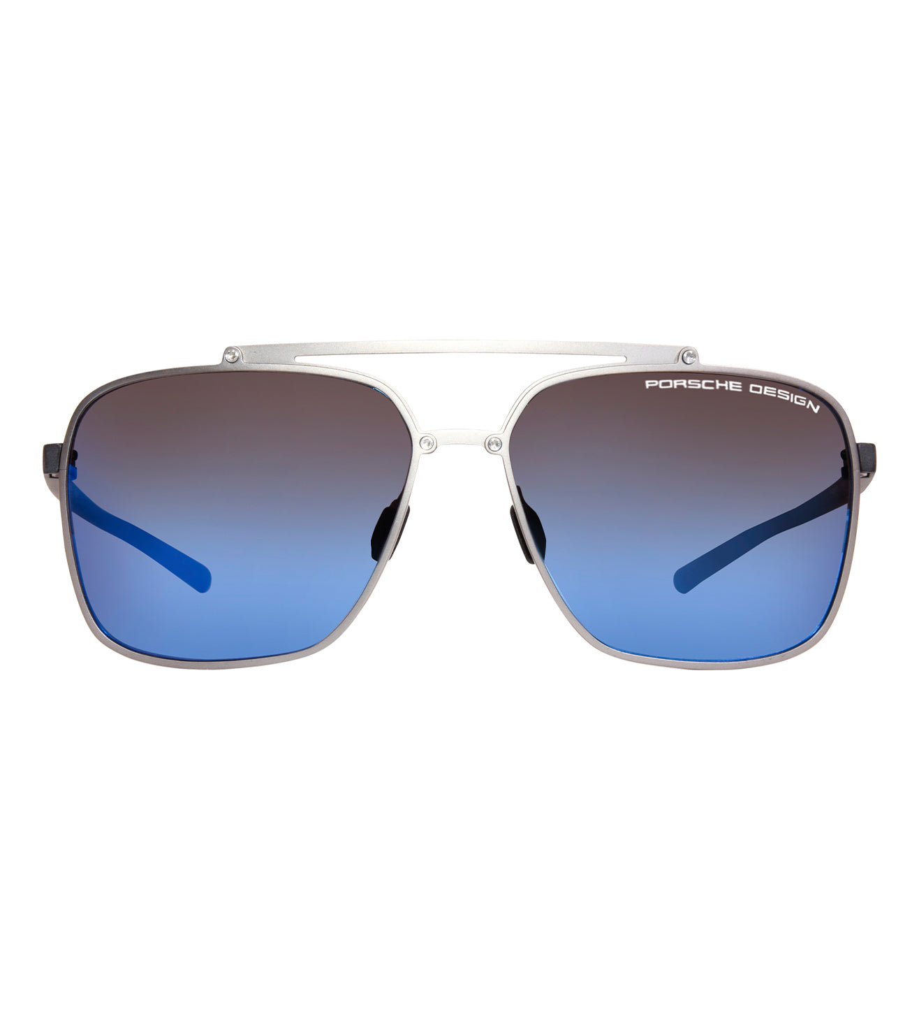 Porsche Design Men's Dark Blue-mirrored Aviator Sunglasses