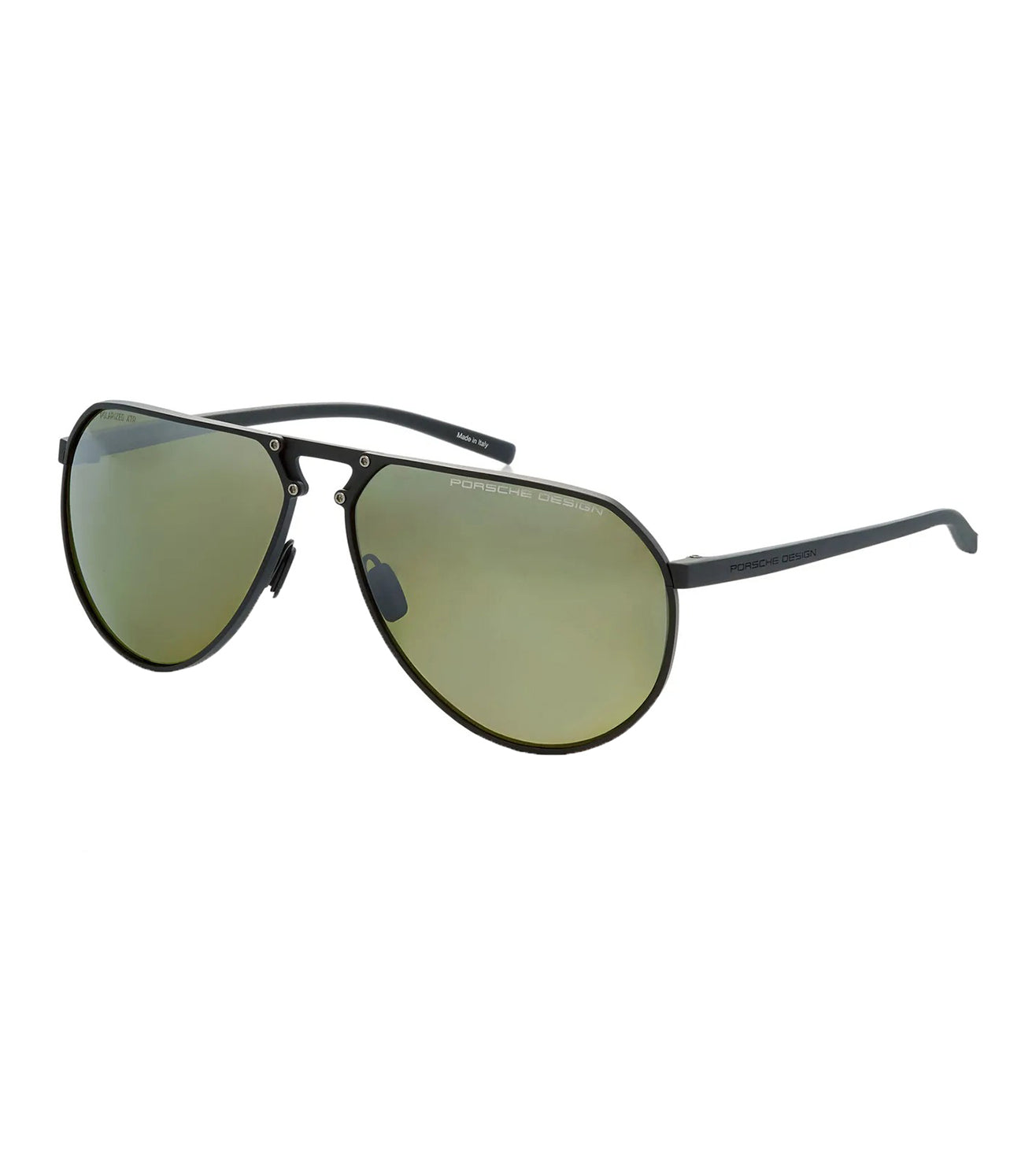 Porsche Design Unisex Green Aviator Sunglasses