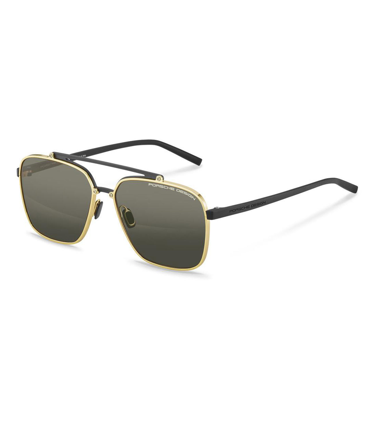 Porsche Design Men's Grey Gradient Aviator Sunglasses