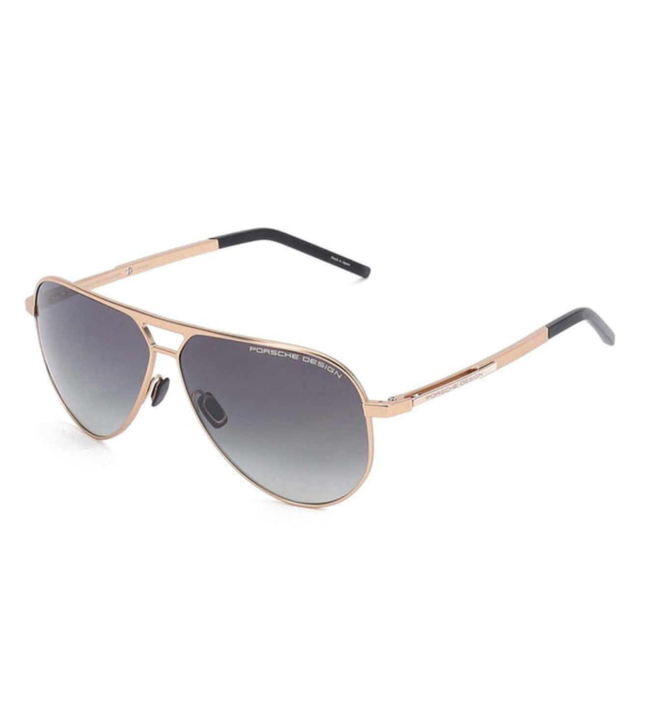 Porsche Design Men's Grey Gradient Aviator Sunglasses