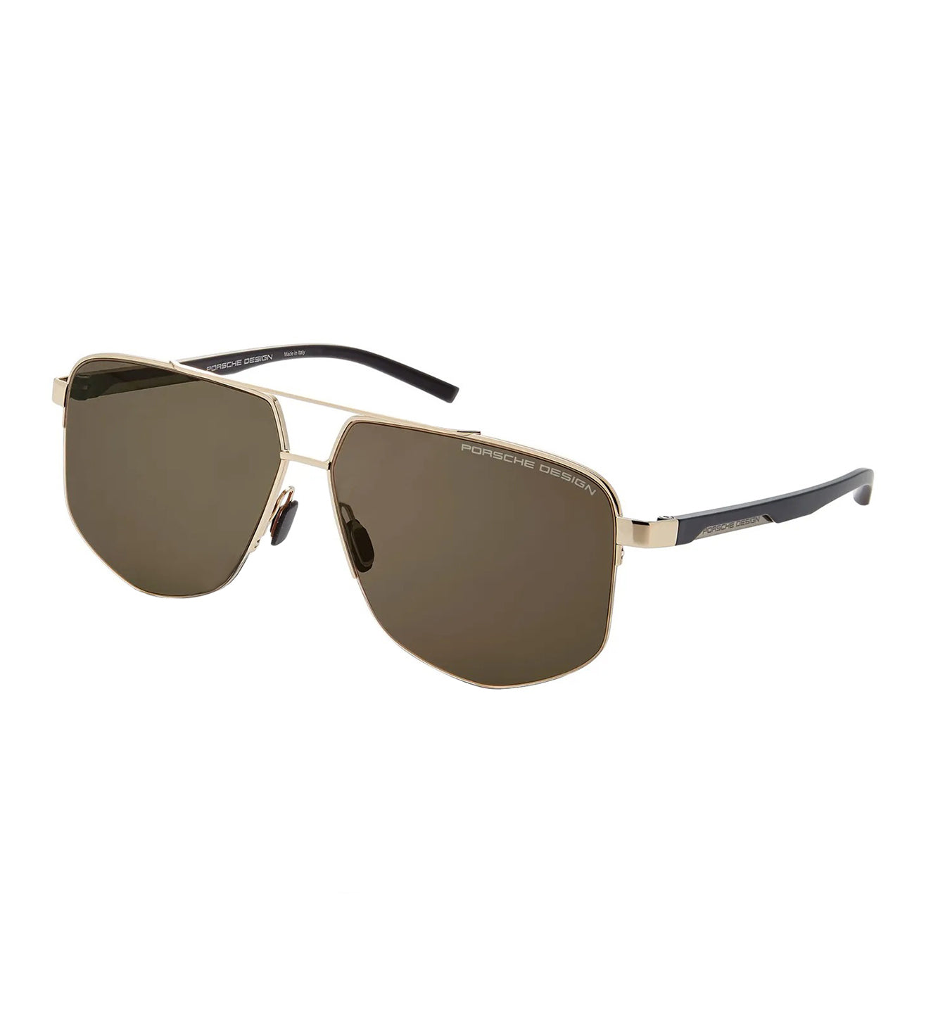 Porsche Design Men's Brown-Blue Aviator Sunglasses