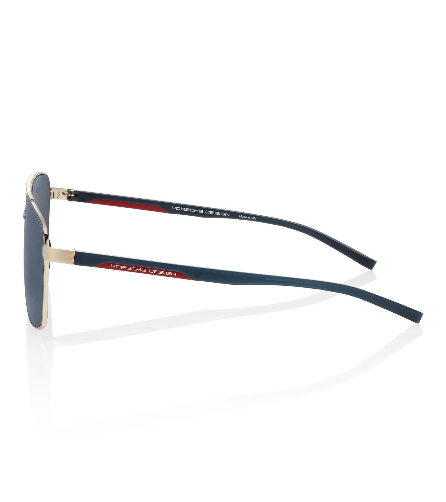 Porsche Design Men's Blue-Black Aviator Sunglasses