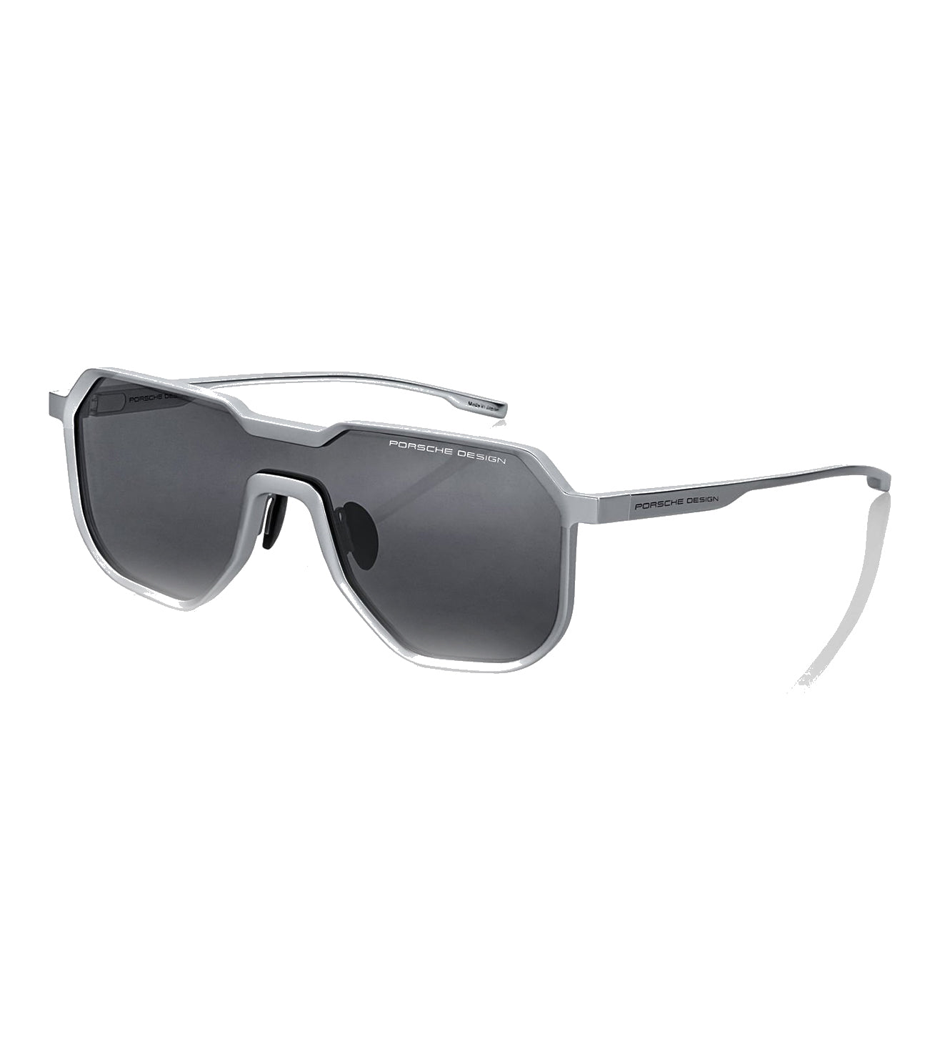 Porsche Design Men's Dark Grey Aviator Sunglasses