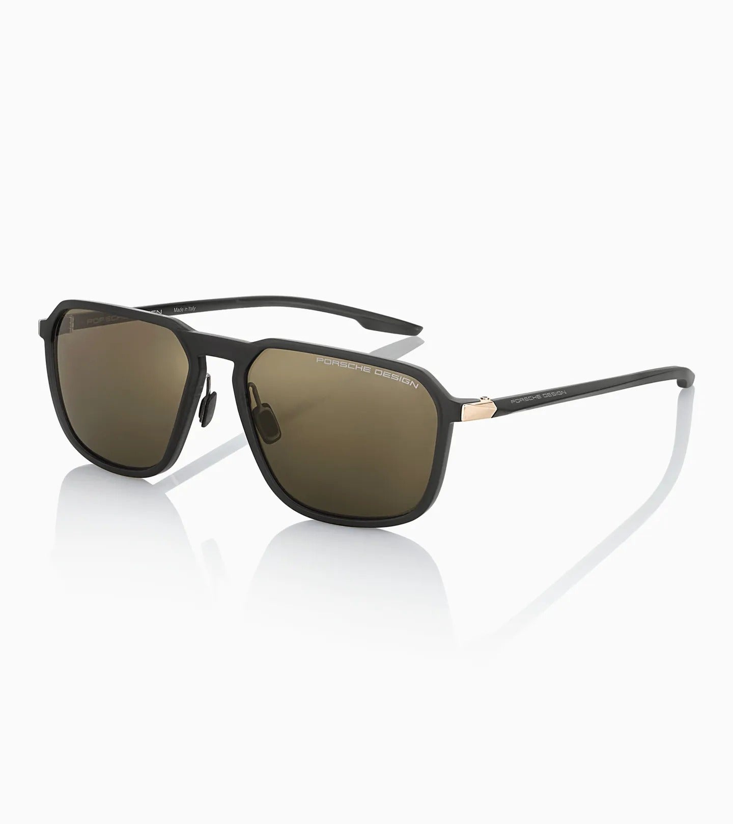 Porsche Design Men's Brown Square Sunglass