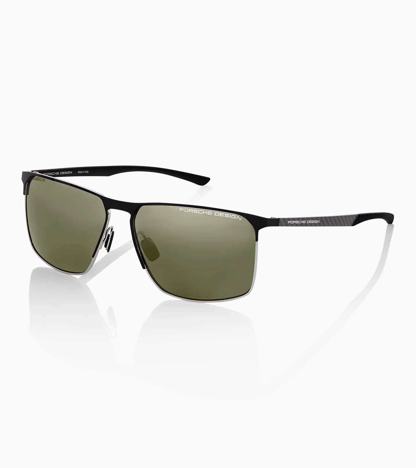 Porsche Design Unisex Green Square Sunglasses