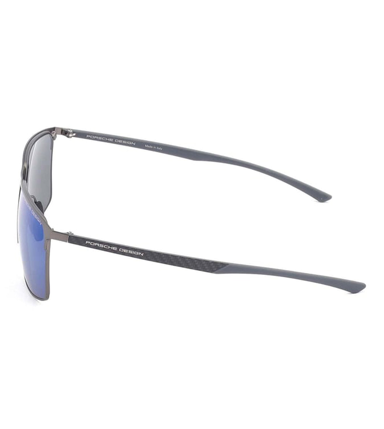 Porsche Design Men's Dark blue-mirrored Square Sunglasses