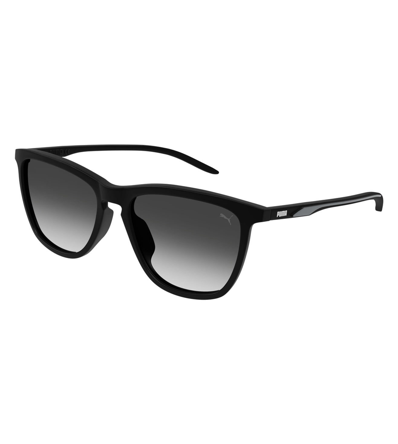 Puma Men's Black-Smoke Square Sunglasses