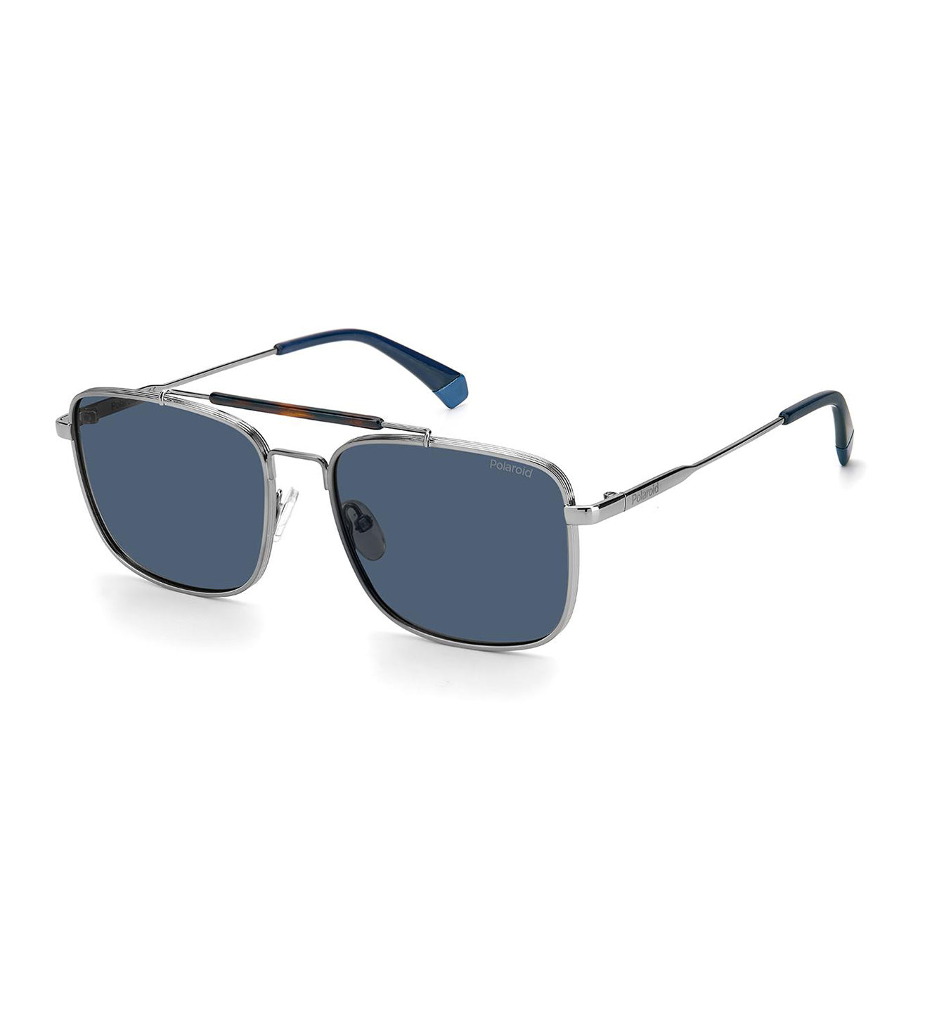 Polaroid Men's Blue Square Sunglasses