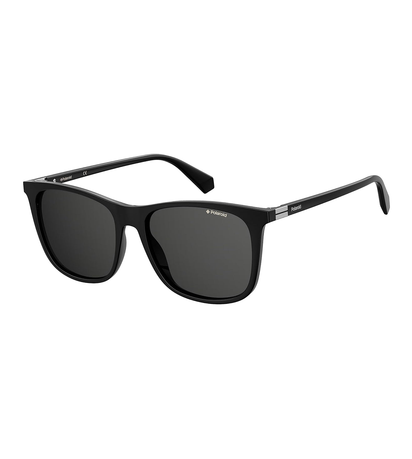 Polaroid Men's Grey Polarized Square Sunglasses