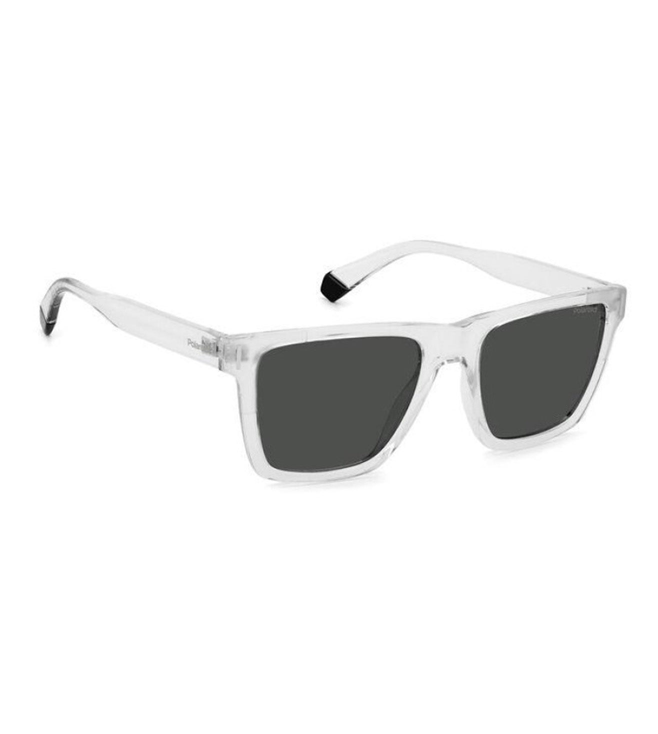Polaroid Unisex Grey Square Sunglasses