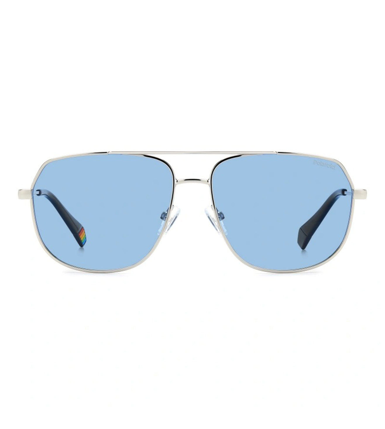 Polaroid Unisex Blue Pilot Sunglass