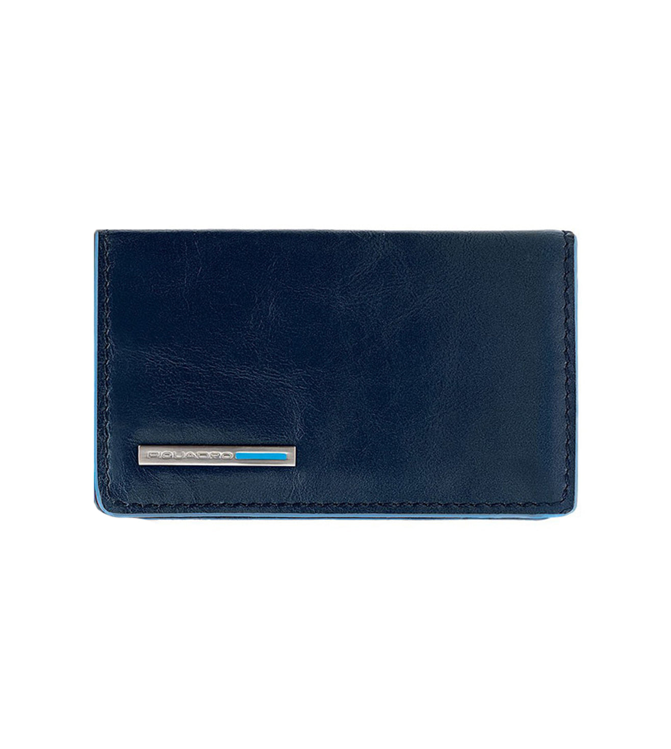 Piquadro Blue Square Men's Night Blue Card Holder