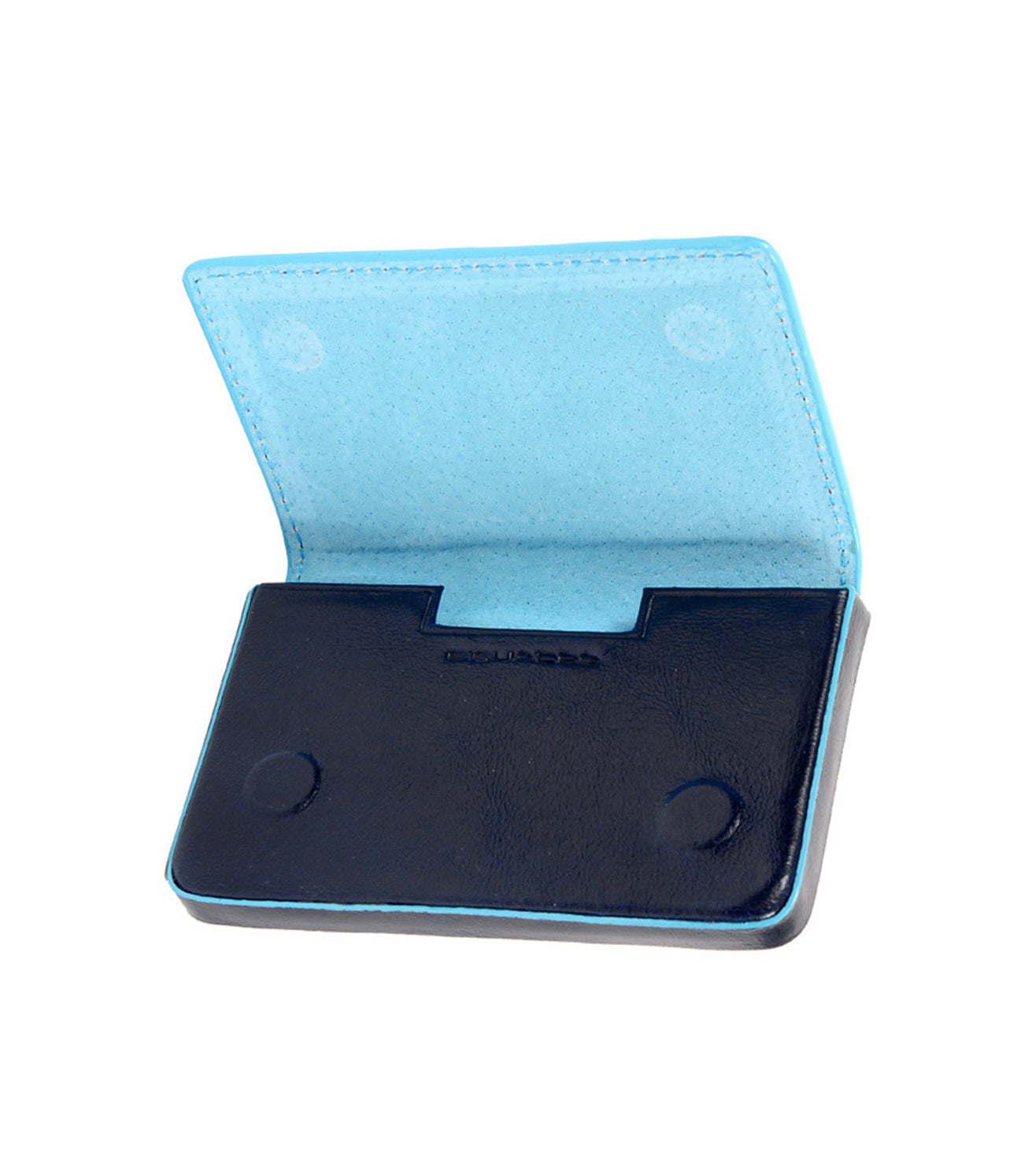 Piquadro Blue Square Men's Night Blue Card Holder