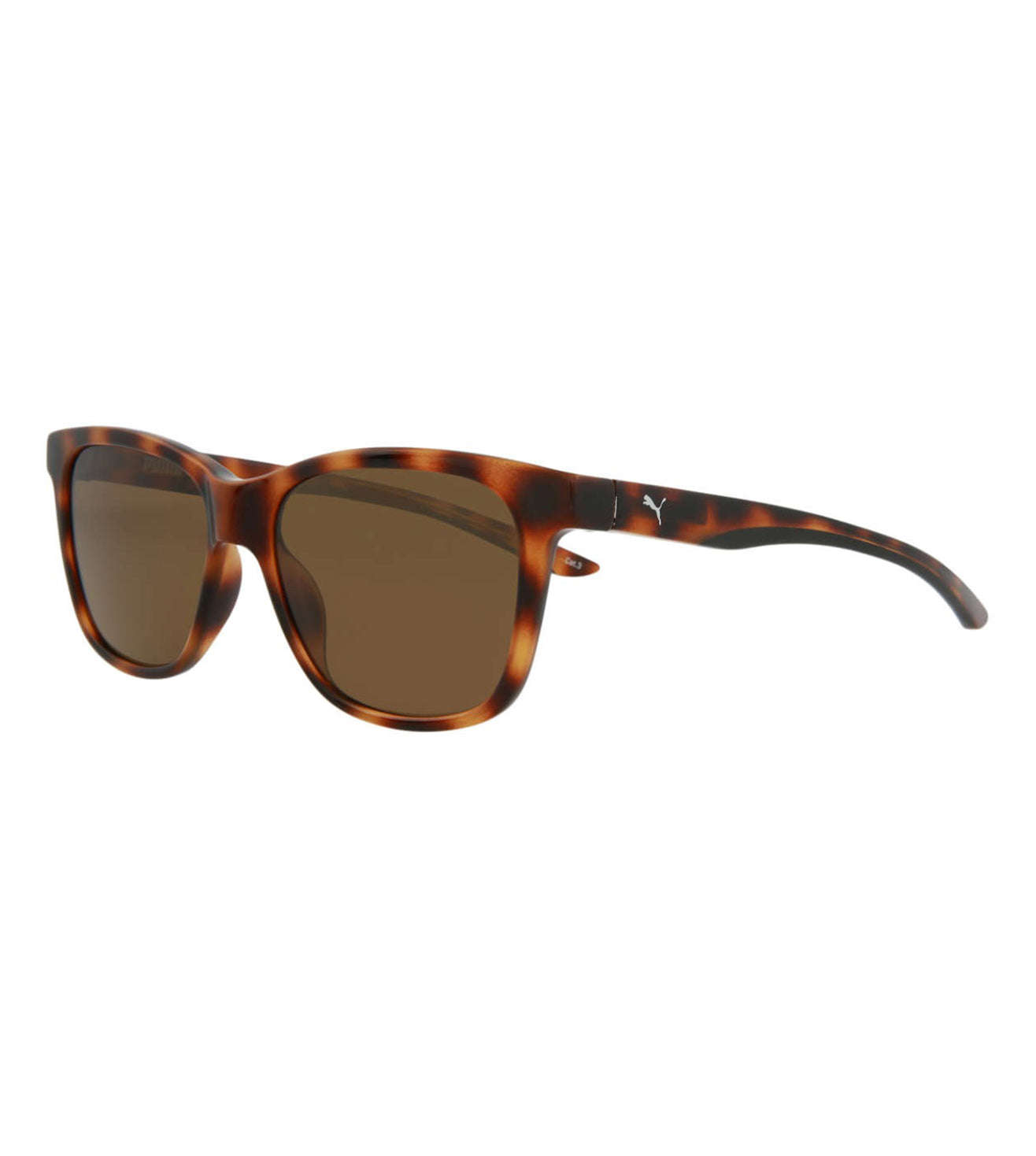 Puma Men's Brown Square Sunglasses