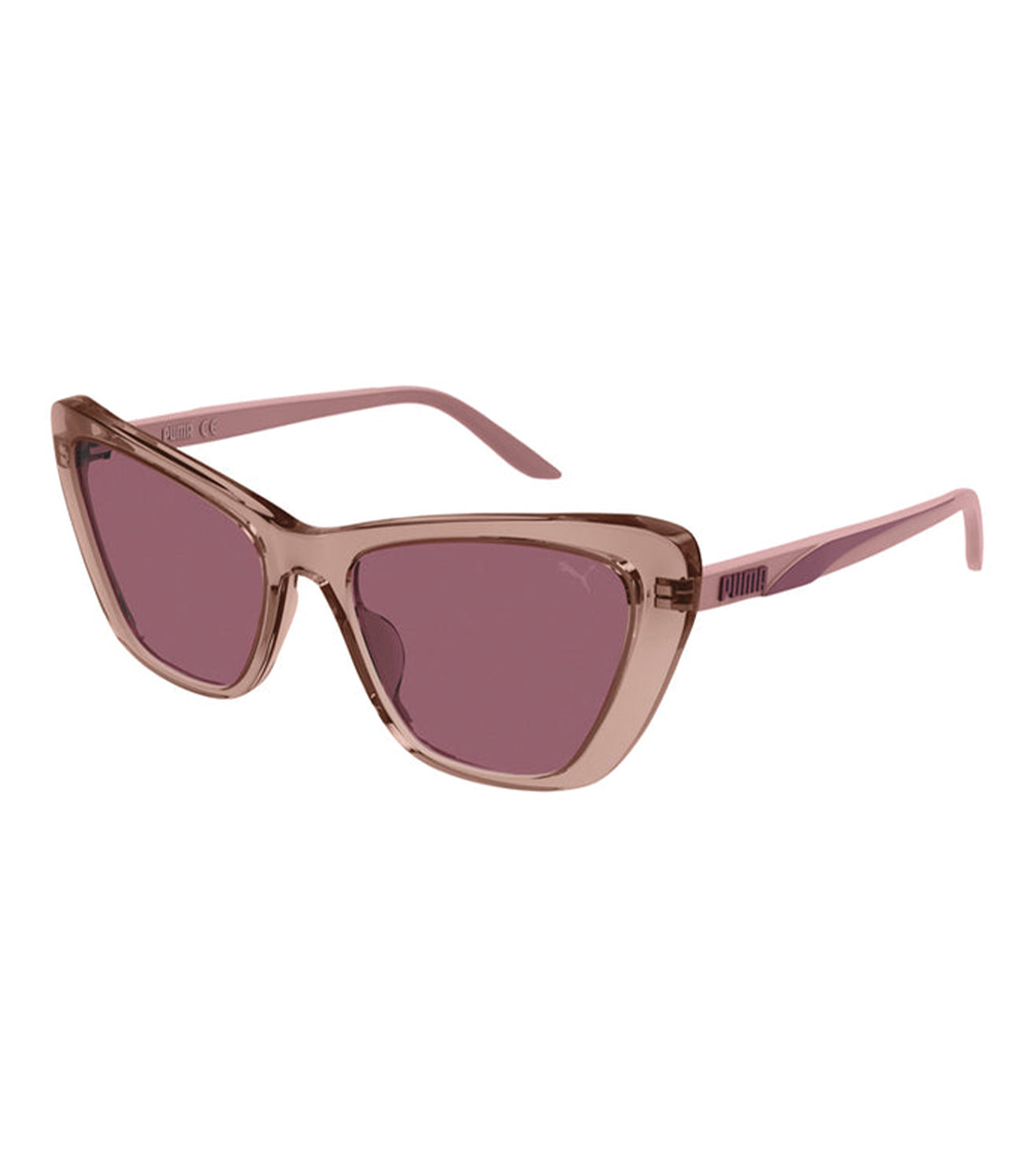 Puma Men's Purple Cat-eye Sunglasses