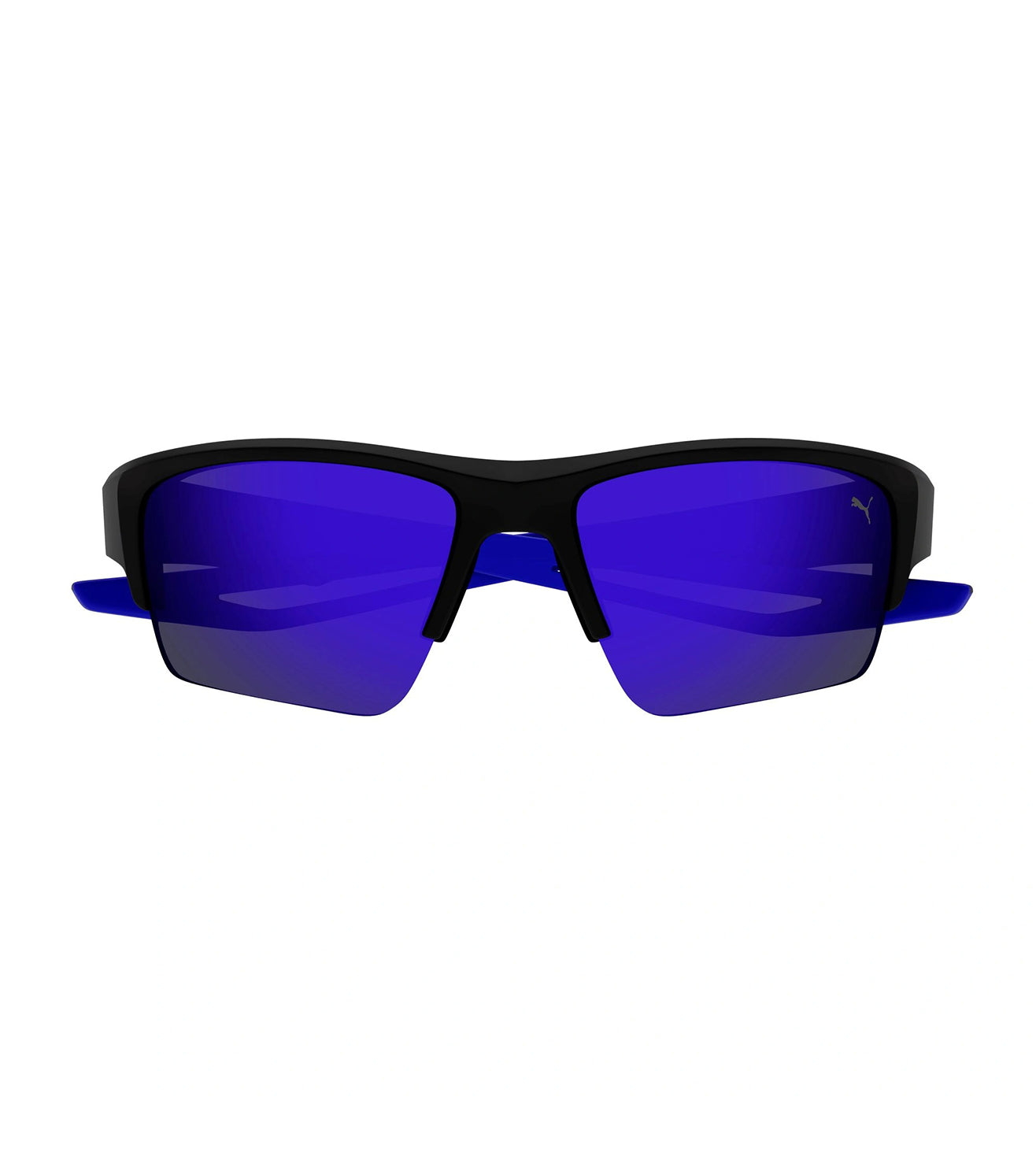 Puma Men's Blue Wrap Around Sunglasses
