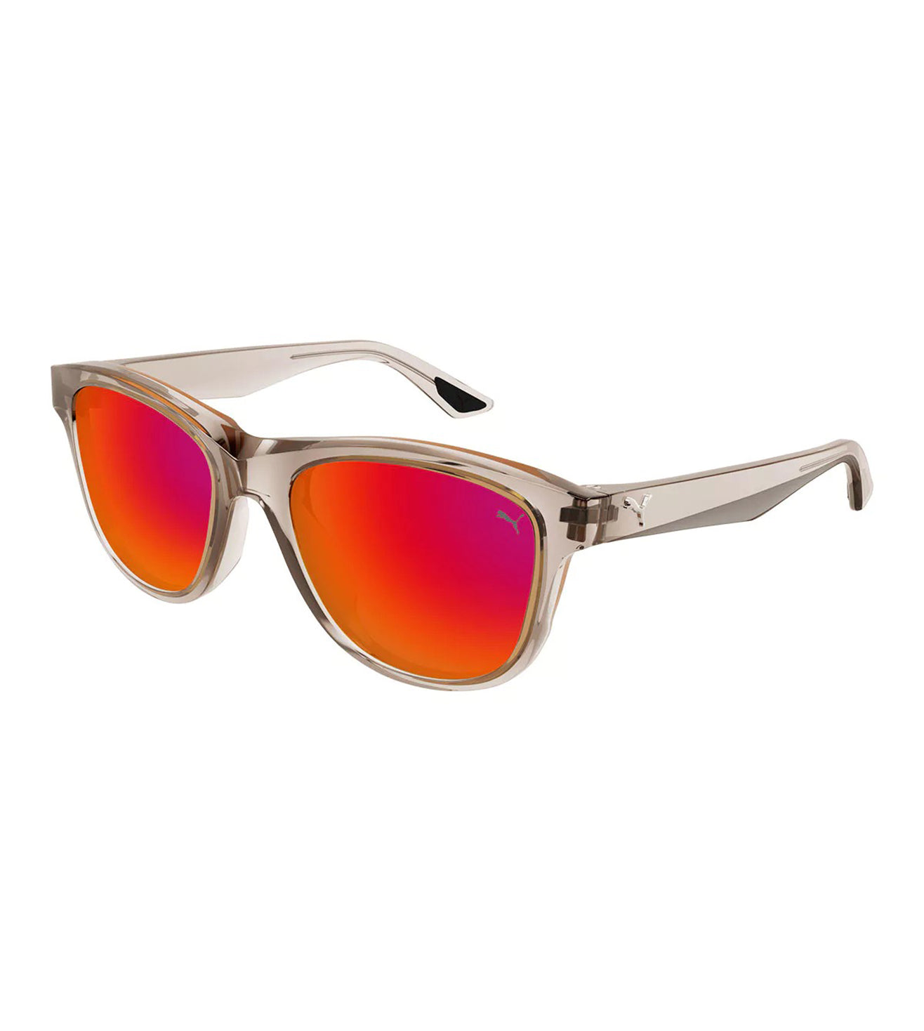 Puma Unisex Red Gradient Square Sunglasses