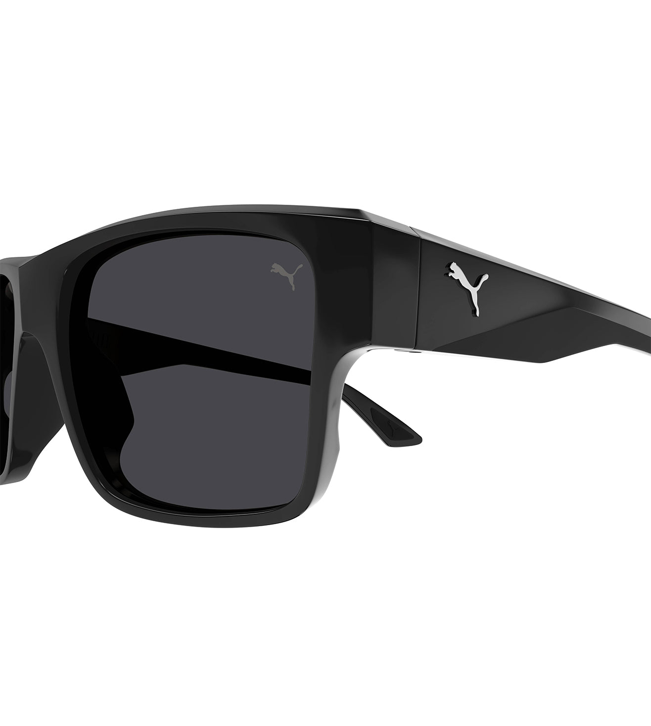 Puma Men Grey Rectangular Sunglasses