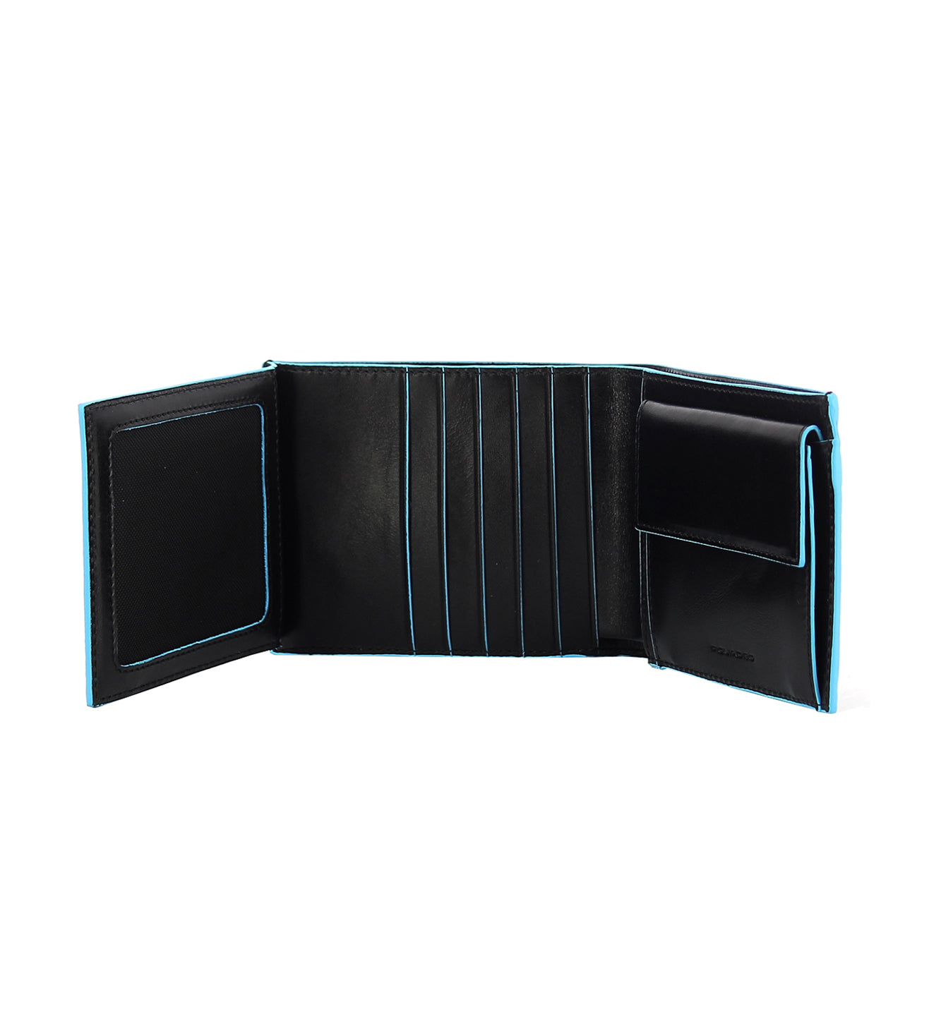 Piquadro Blue Square Men's Black Wallet