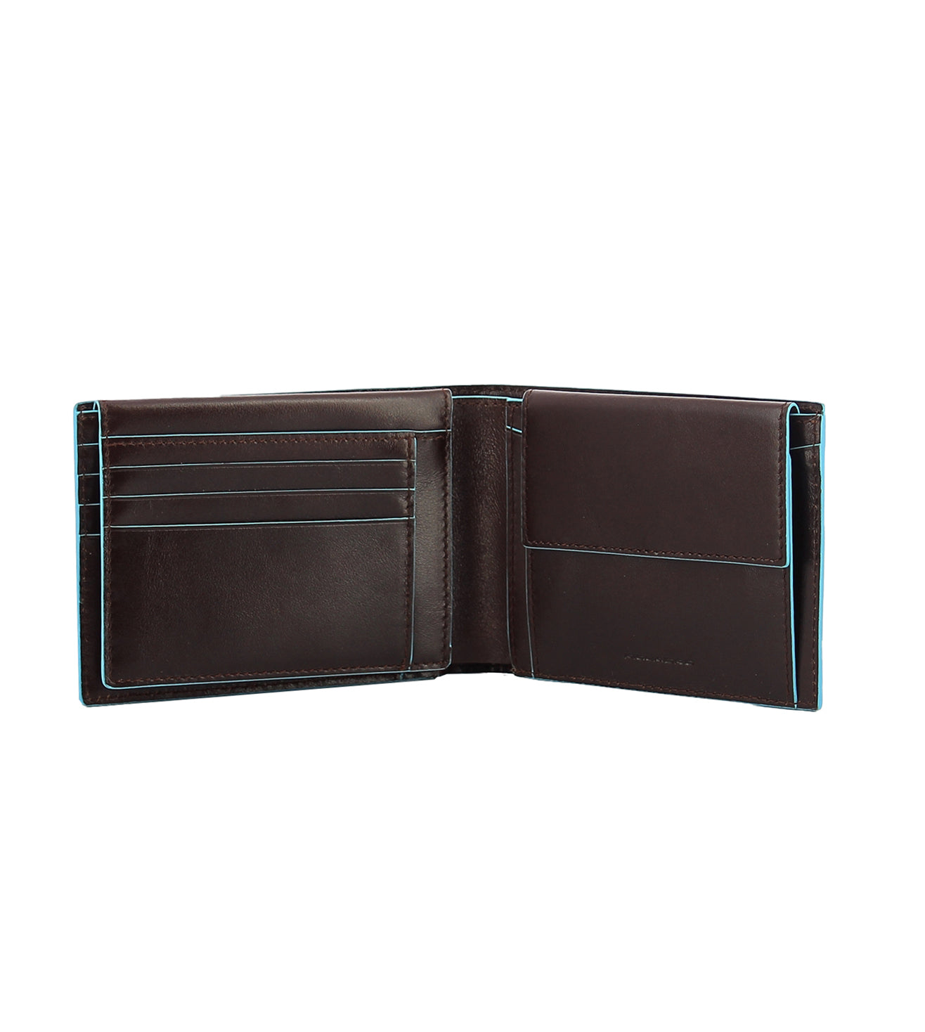 Piquadro Blue Square Men's Mahogany Wallet